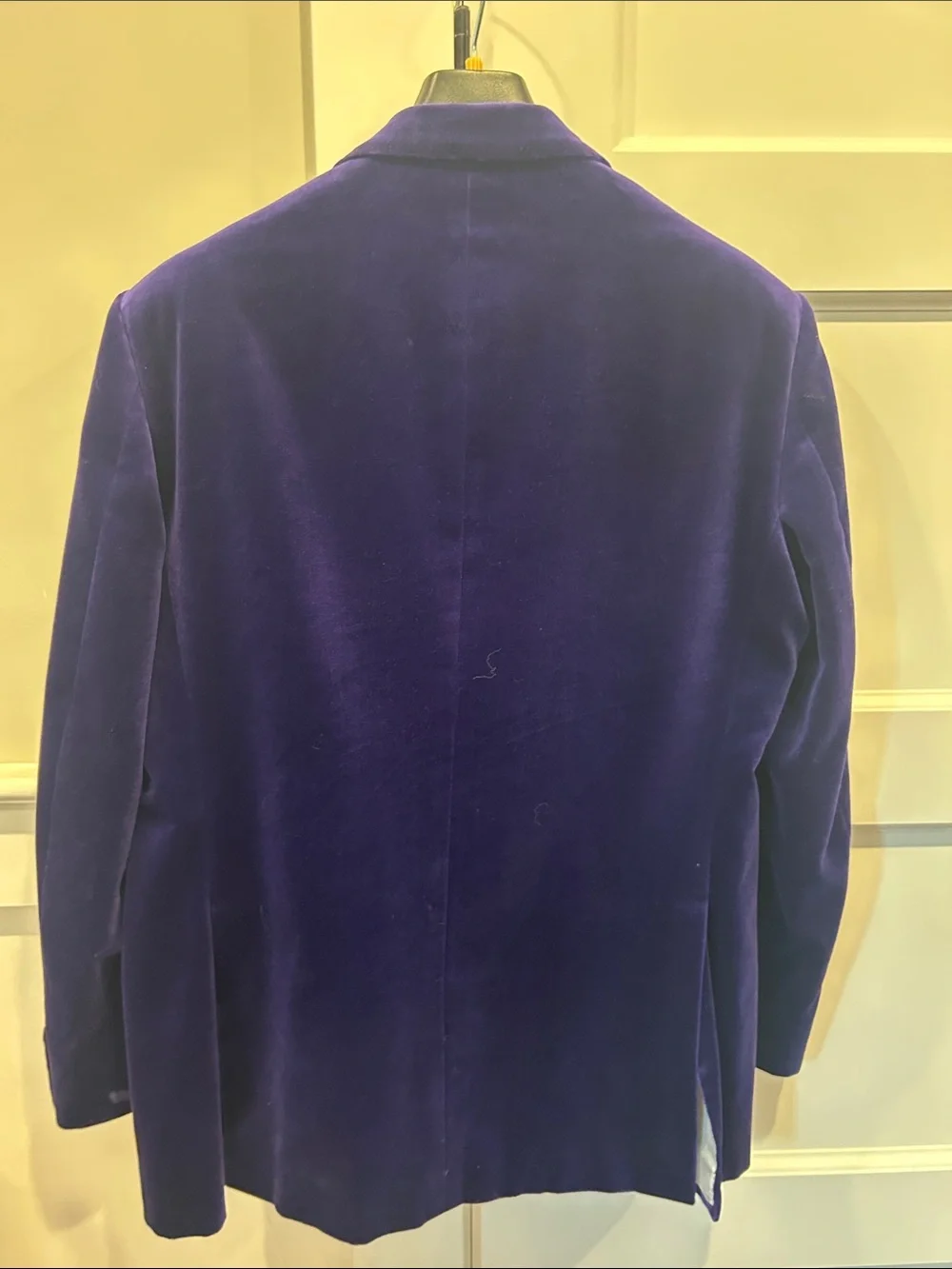 Brioni Men's Velvet Sport Coat in Deep Purple